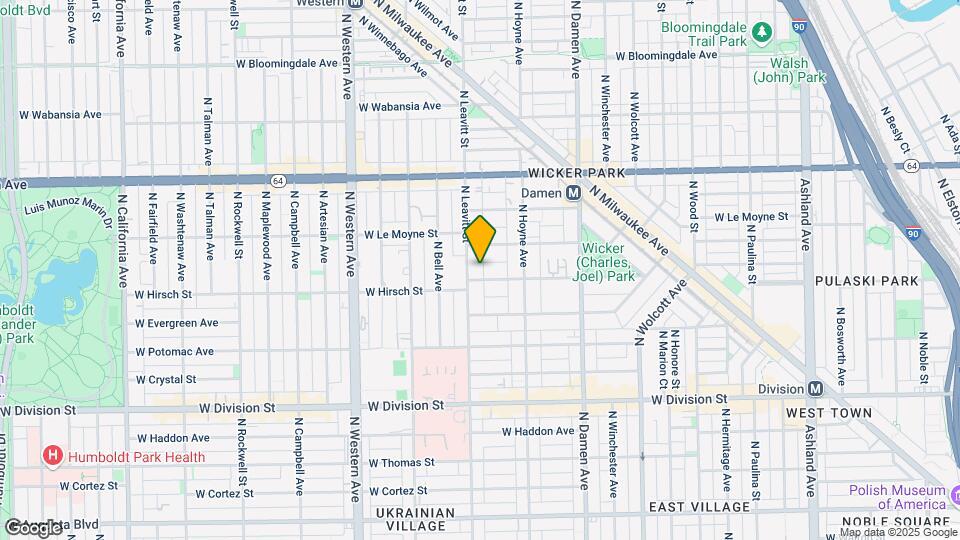 2144 W Schiller St Map and Location Details