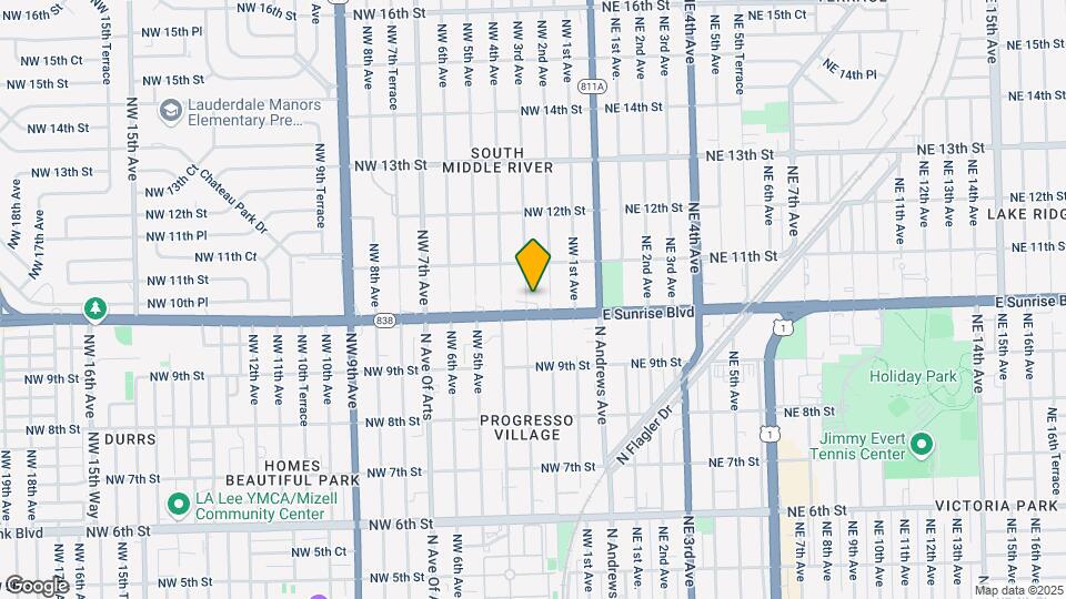 1010 NW 3rd Ave Map and Location Details
