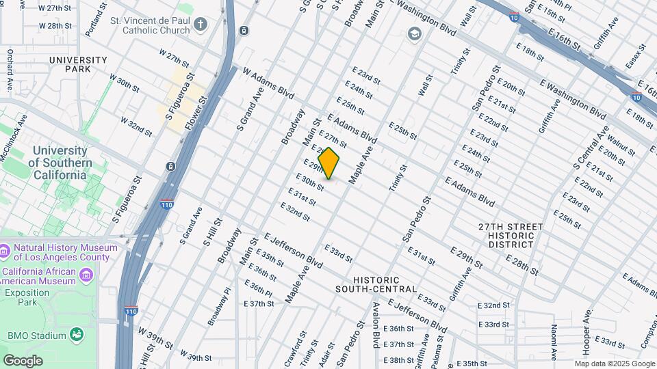 229 E 30th St Mapa y Detalles de la Ubicación