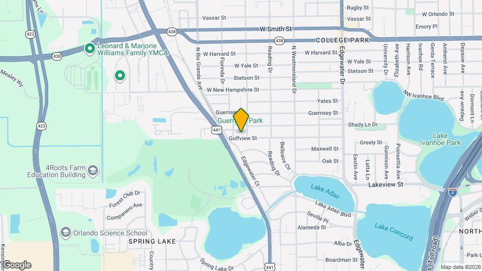 1313 Golfview St Map and Location Details