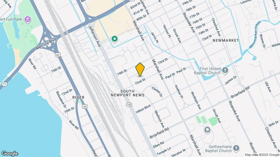 621 72nd St Map and Location Details