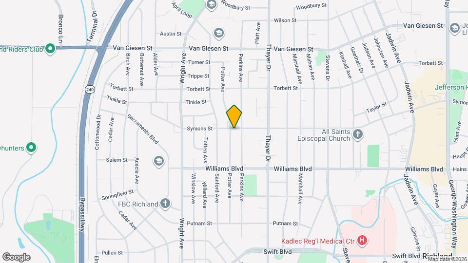 1328 Potter Ave Map and Location Details