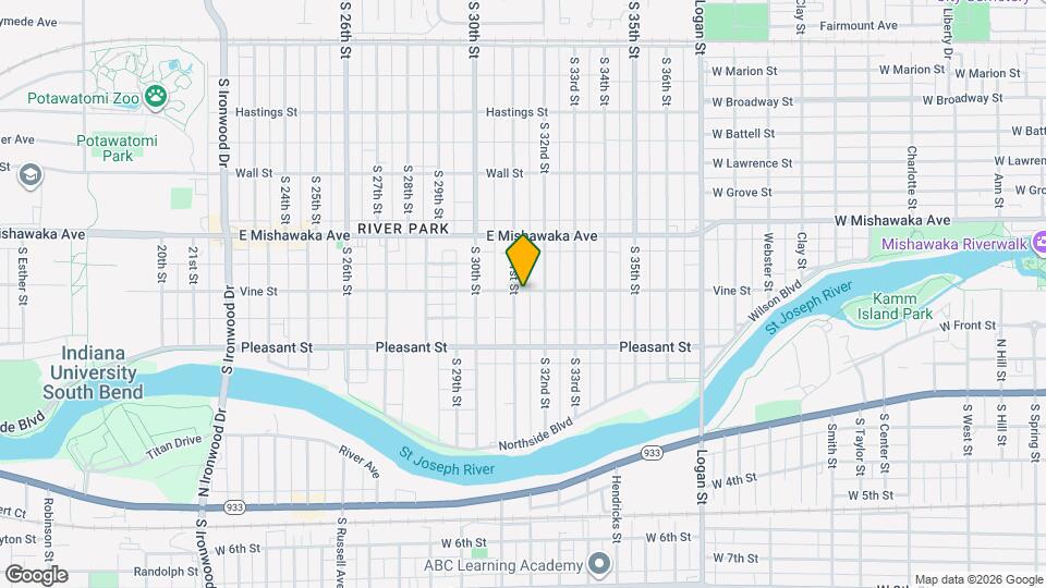 3110 Vine St Map and Location Details