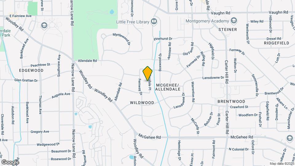 3332 Allendale Pl Map and Location Details