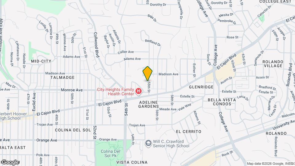 4556 55th St Map and Location Details