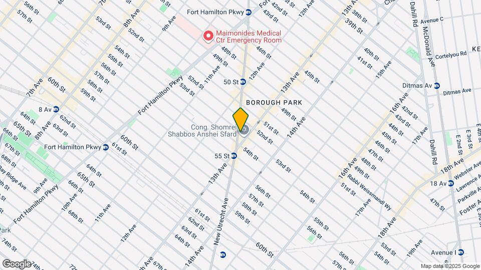 5307 New Utrecht Ave Map and Location Details