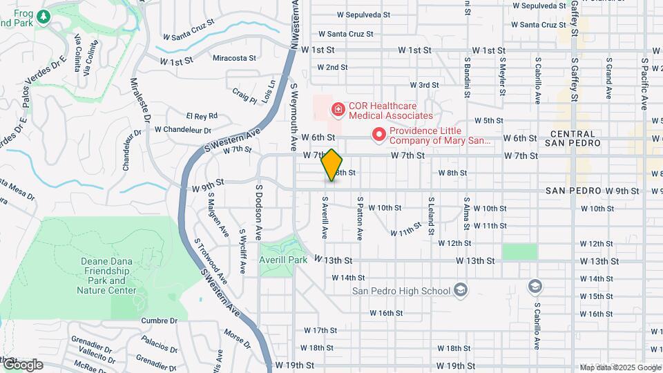 1380 W 9th St Map and Location Details