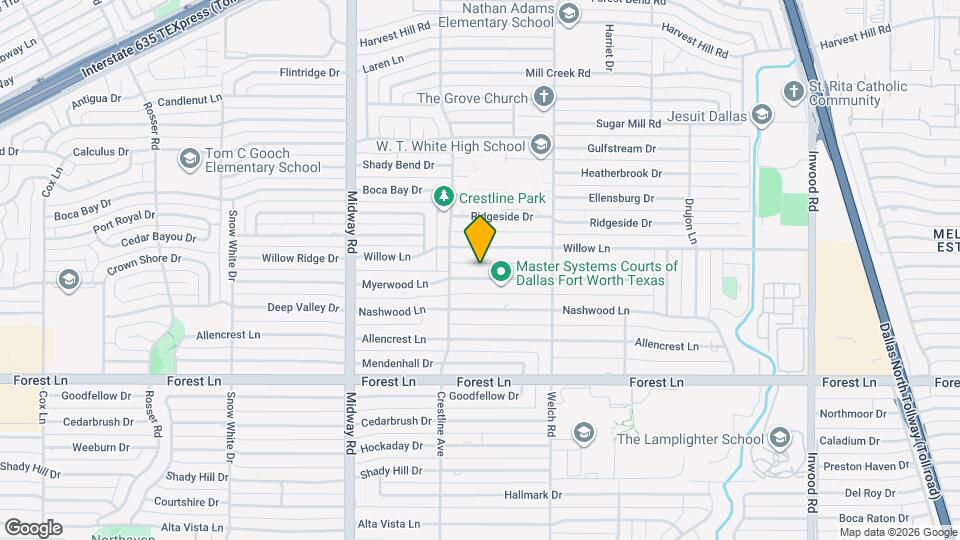 4431 Myerwood Ln Map and Location Details