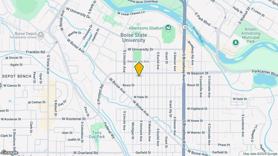 1213 S Vermont Ave Map and Location Details