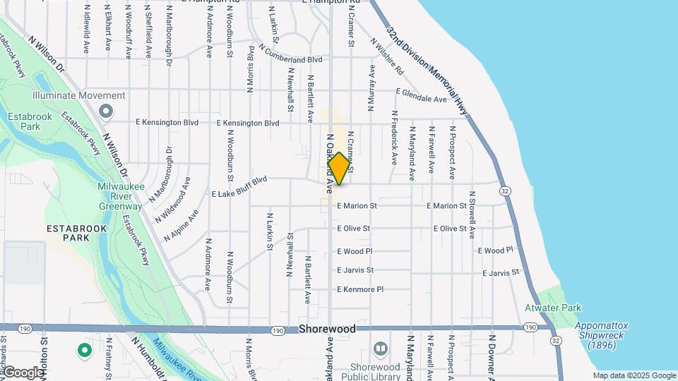 1809 E Lake Bluff Blvd Map and Location Details