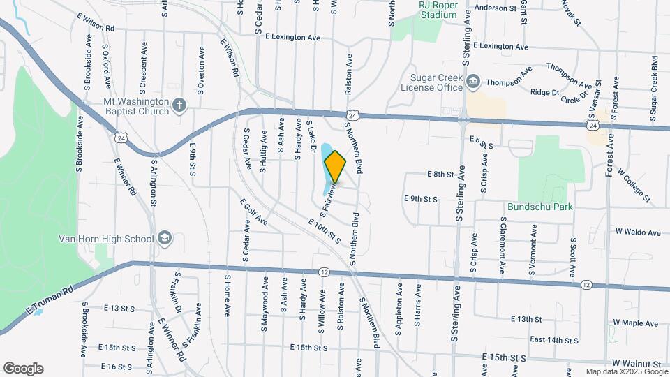 801 S Fairview Ave Map and Location Details