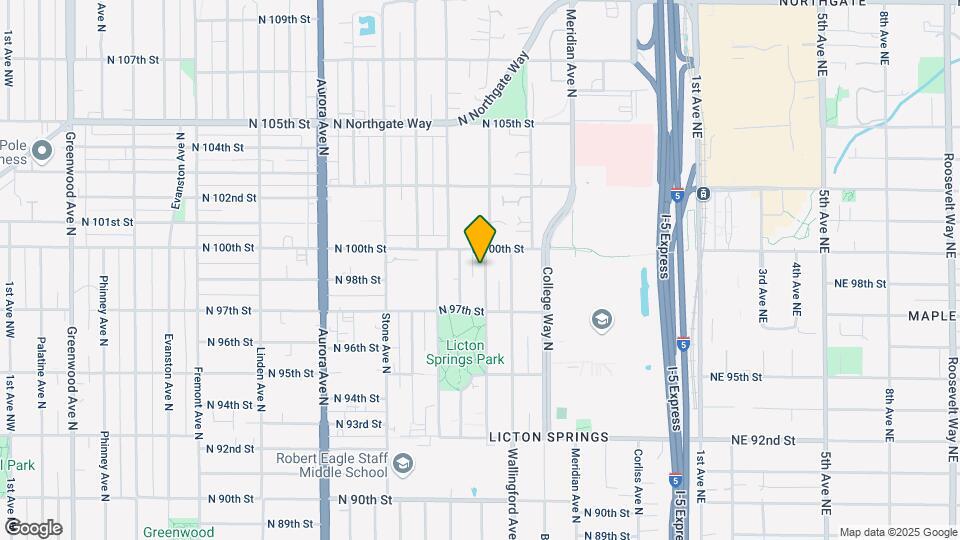 9741 Densmore Ave N Map and Location Details