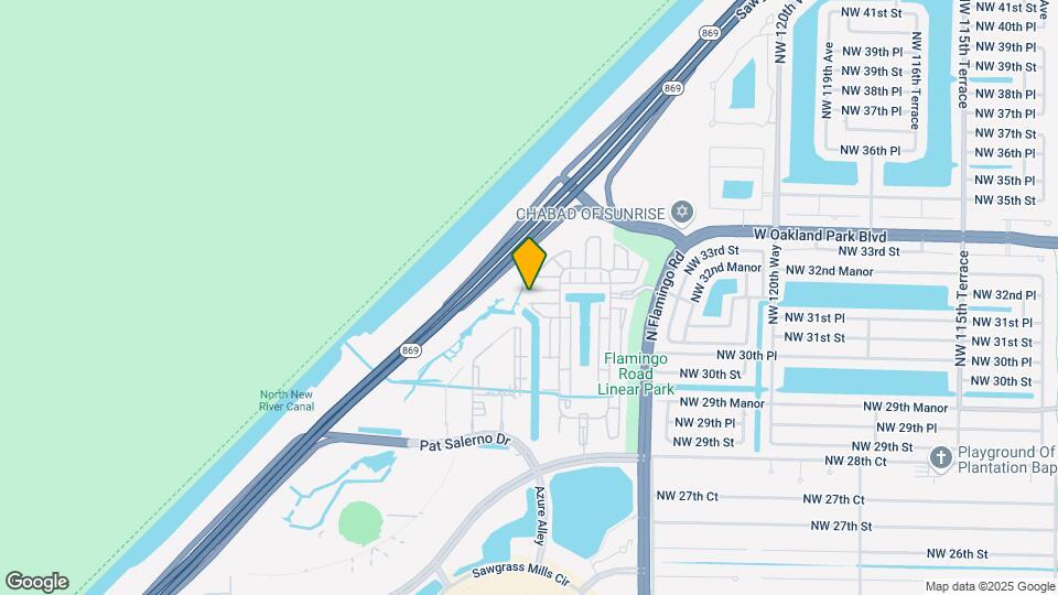 12691 NW 32nd Ct Map and Location Details