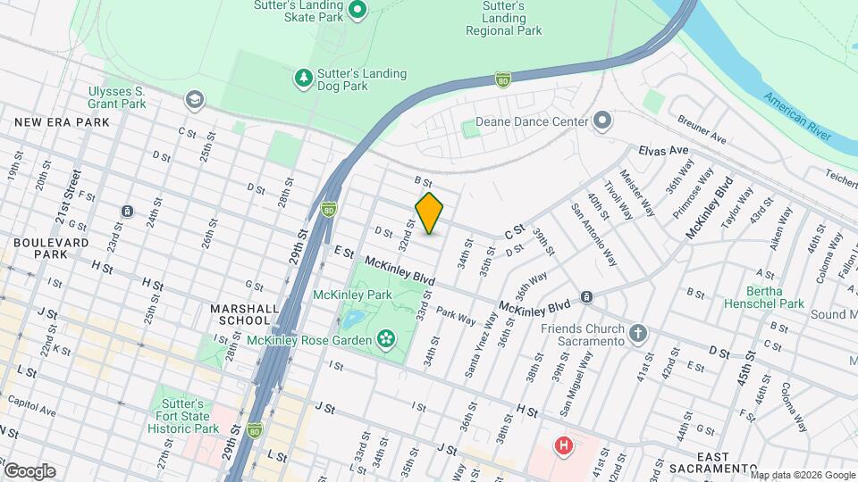 3249 D St Mapa y Detalles de la Ubicación