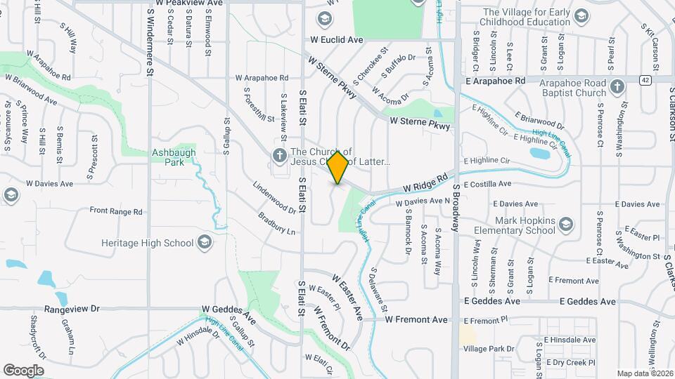 7224 S Sundown Cir Mapa y Detalles de la Ubicación