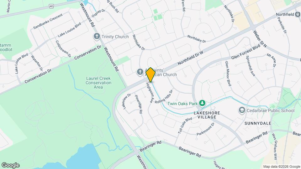 668 Highpoint Ave Map and Location Details