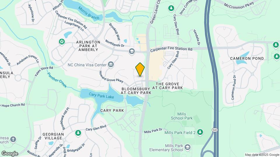 101 Palmwood Ct Map and Location Details