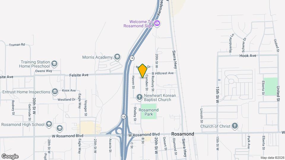 3448 Glendower St Map and Location Details