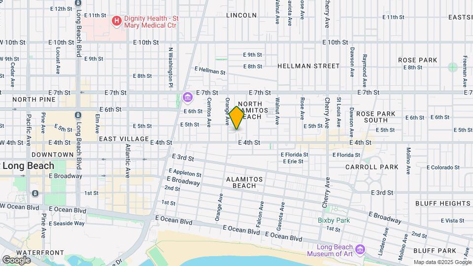 1229-1231 E 4th St Mapa y Detalles de la Ubicación
