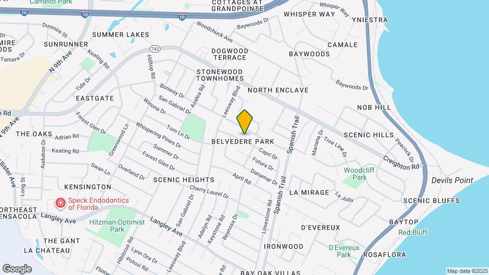 4170 Capri Dr Map and Location Details