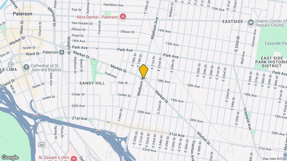 544 Market St Map and Location Details