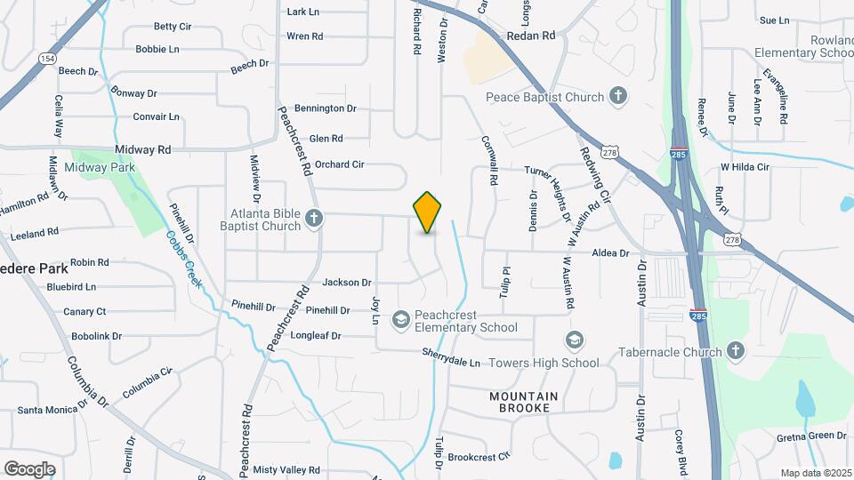 1431 Cobb Branch Dr Map and Location Details