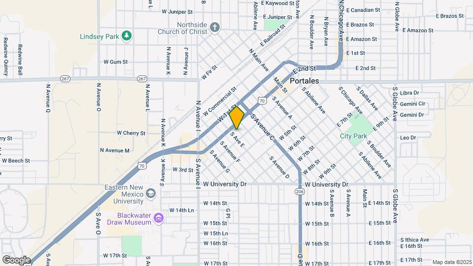 213 S Ave E Map and Location Details