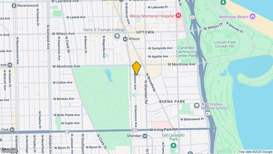 4303 N Kenmore Ave Map and Location Details