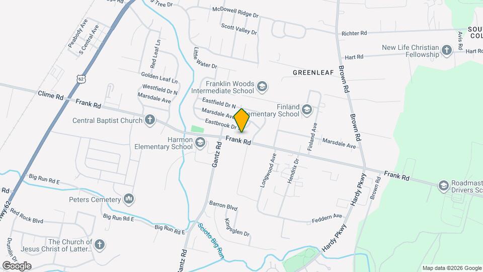 1658 Frank Rd, Unit 1658 Mapa y Detalles de la Ubicación