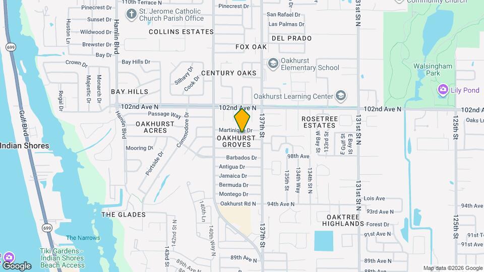 13833 Dominica Dr Map and Location Details