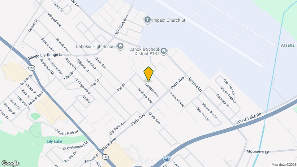 1713 Loretta Ave Map and Location Details