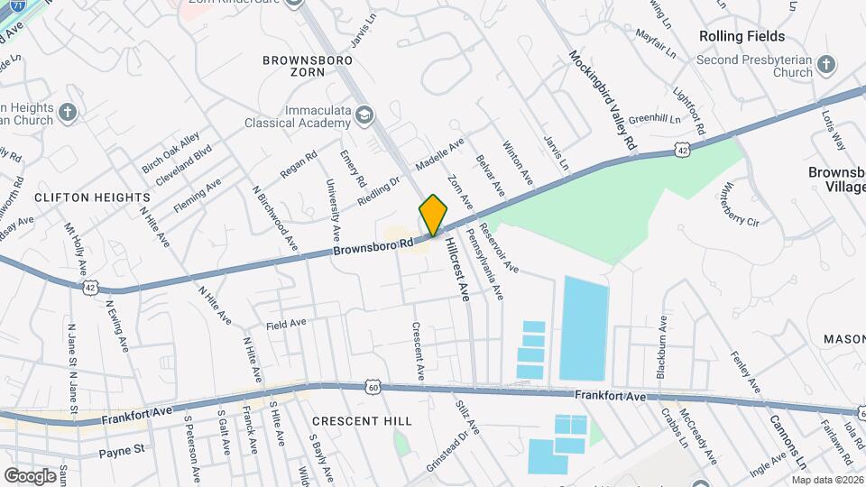 2922 Brownsboro Rd Map and Location Details