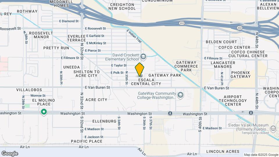 3546 E Melvin St Map and Location Details