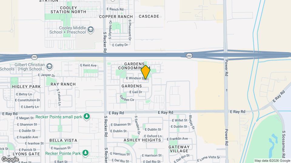 4264 E Baylor Ln Map and Location Details