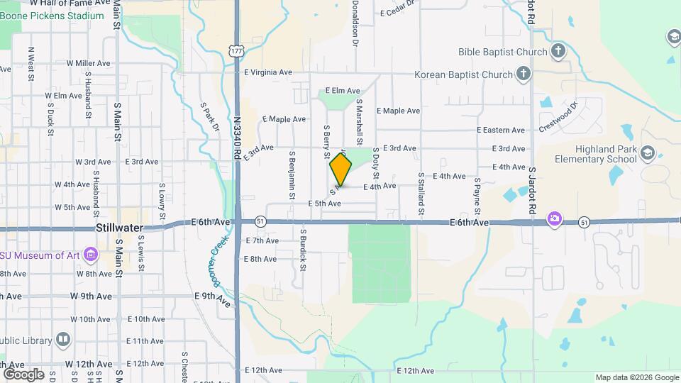 1101 E 4th Ave Map and Location Details