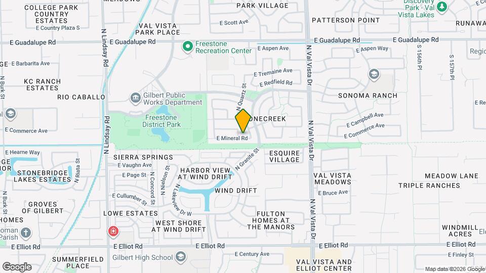 1314 E Mineral Rd Mapa y Detalles de la Ubicación