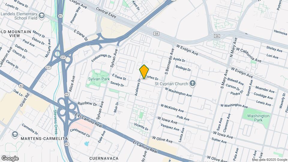 1265-1267 W Washington Ave Map and Location Details