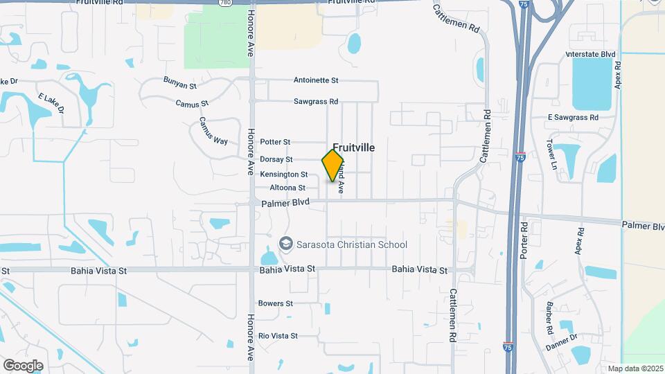 859 Ponder Ave Map and Location Details