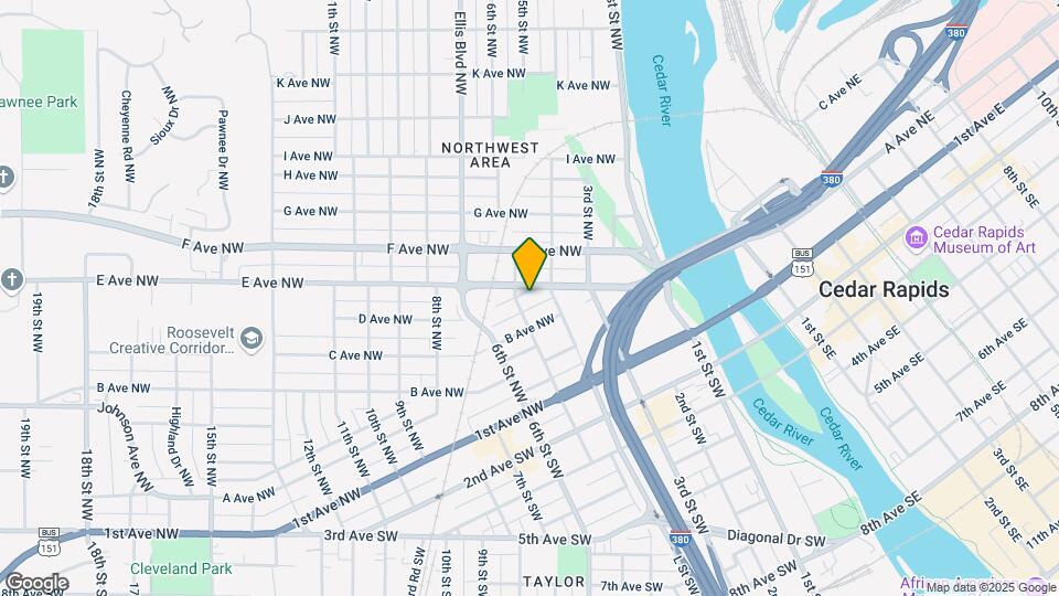 419 C Ave NW Mapa y Detalles de la Ubicación