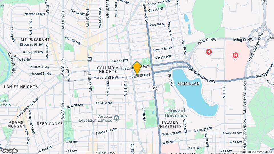 772 Harvard St NW Map and Location Details