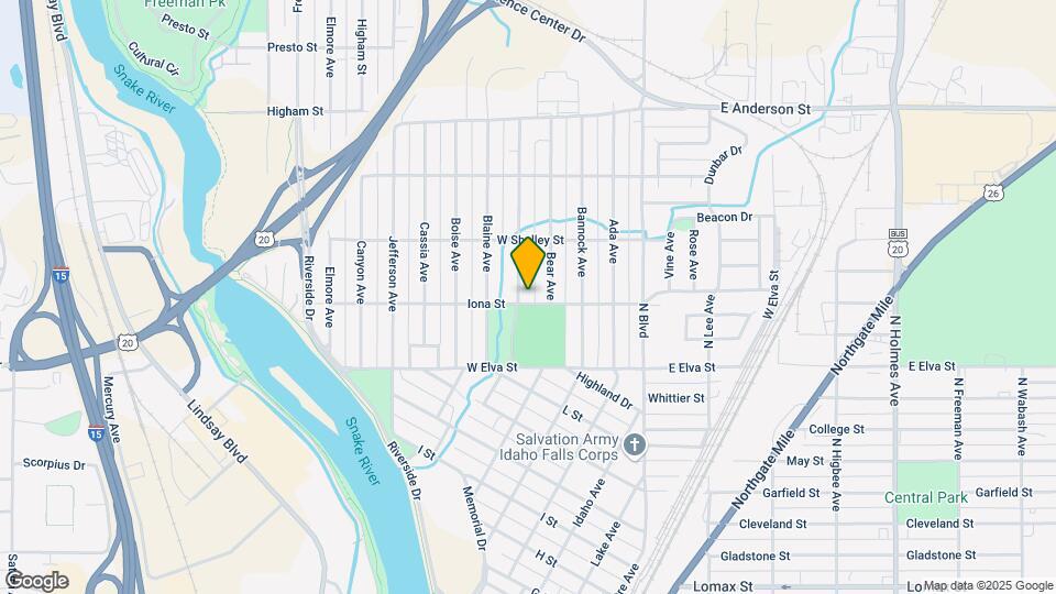 454 Iona St Map and Location Details