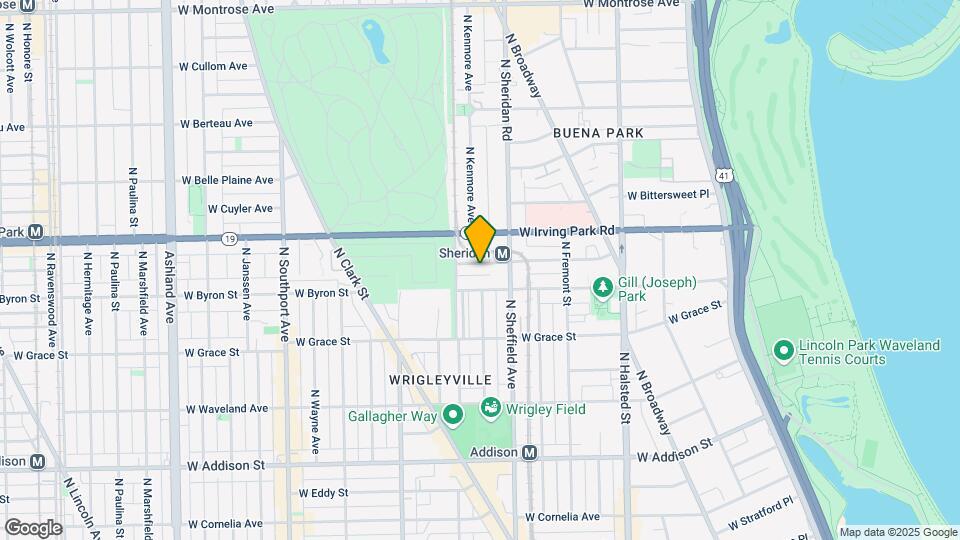 1031 W Dakin St, Unit 1 Map and Location Details