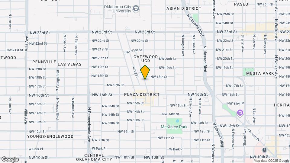 1814 N Gatewood Ave Map and Location Details