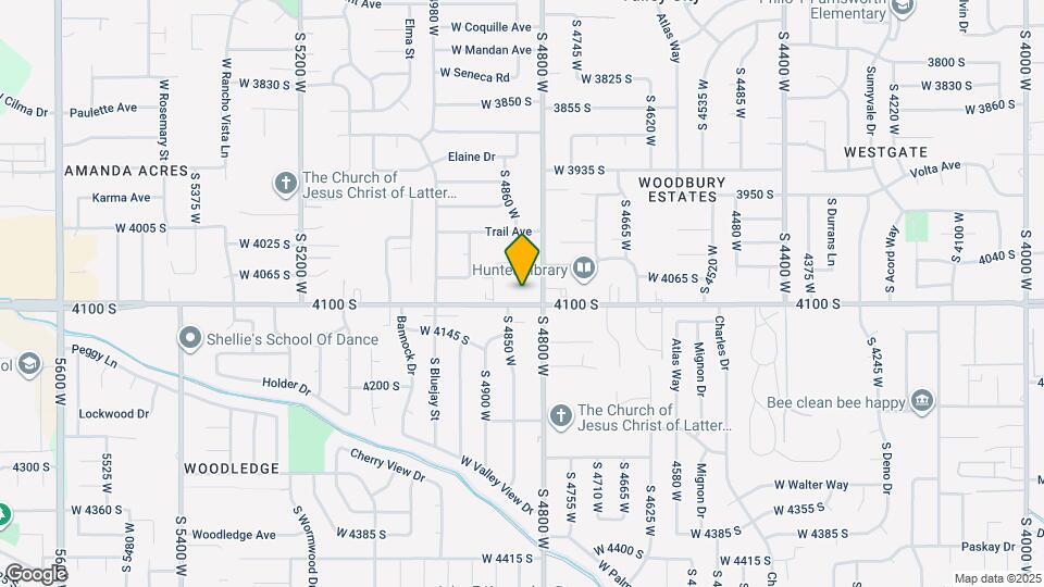 4816 W 4100 S Map and Location Details