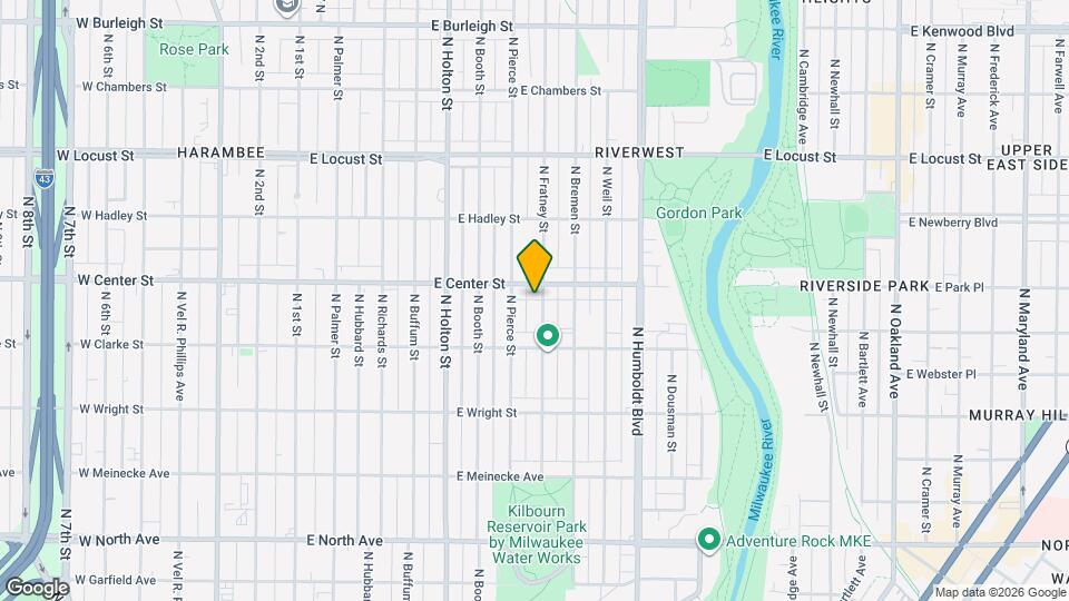 2661-61B N Fratney St Map and Location Details