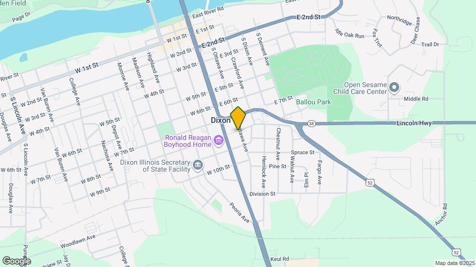 803 S Ottawa Ave Map and Location Details