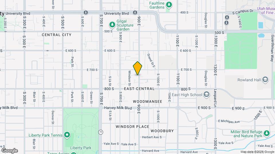 732 S 900 E, Unit Unit 2 Map and Location Details