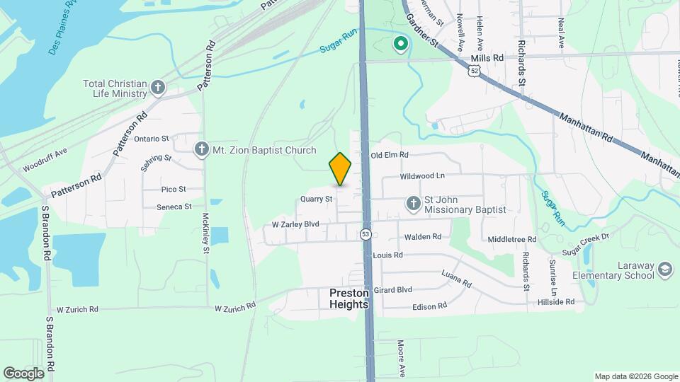 1504 S Ottawa St Map and Location Details