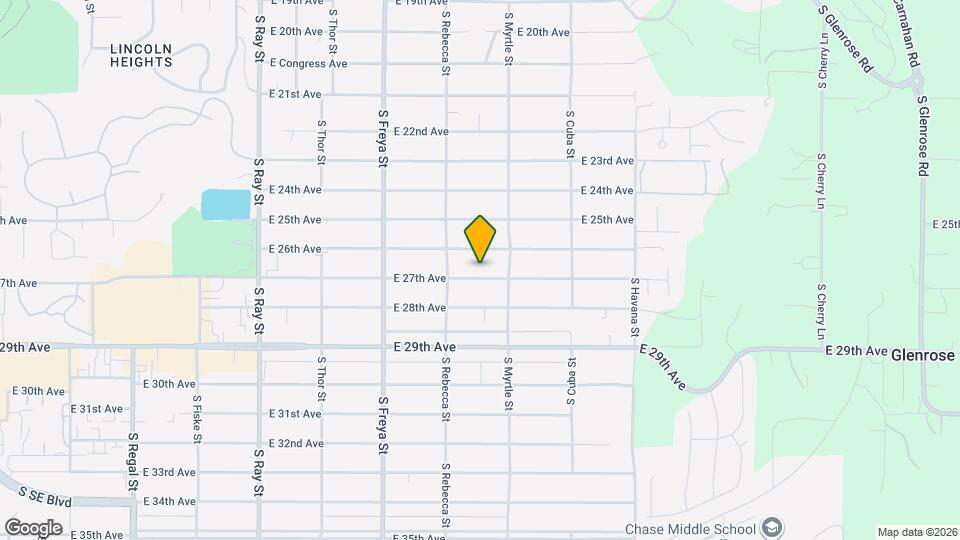 3901 E 27th Ave Map and Location Details