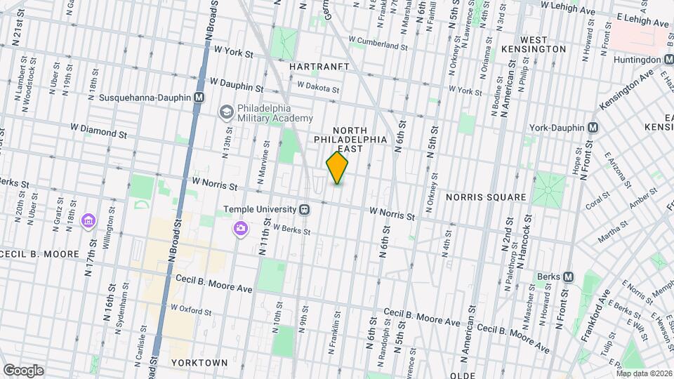 2026 N 8th St Map and Location Details